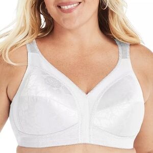 Playtex Womens 18 Hour Jacquard Mesh Ultimate Shoulder Comfort Wireless Bra 4693